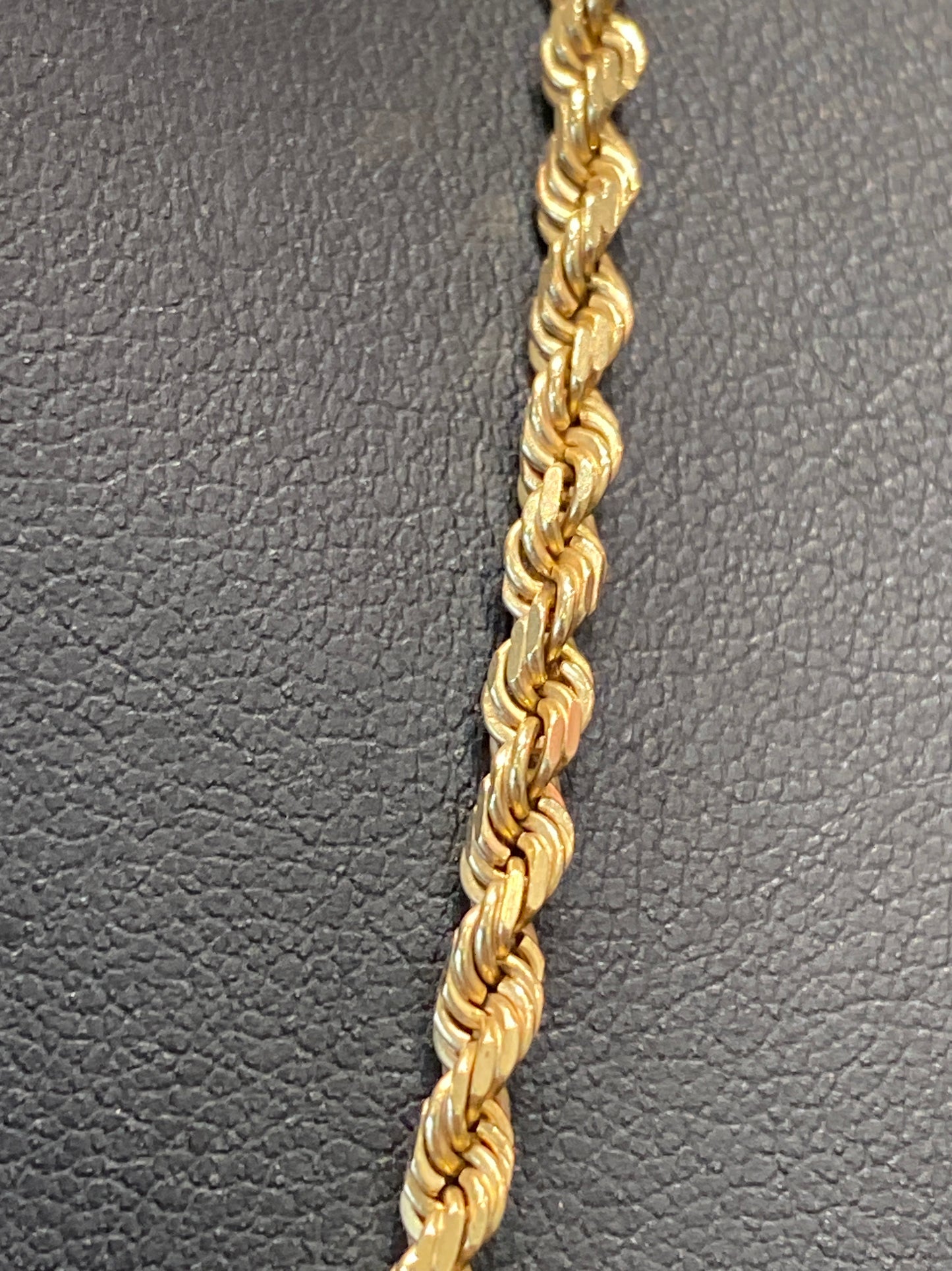 14k Yellow Gold Rope Chain