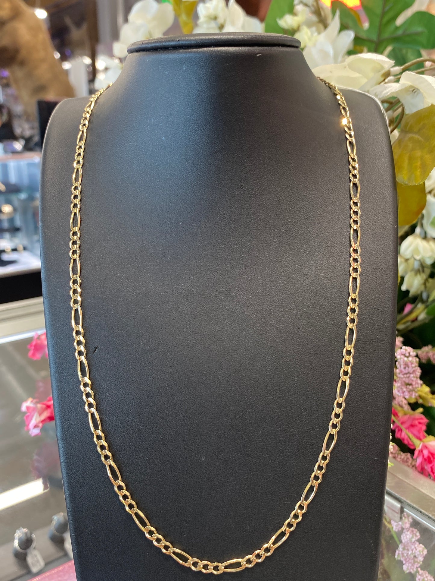 14k Yellow Gold Fígaro Chain