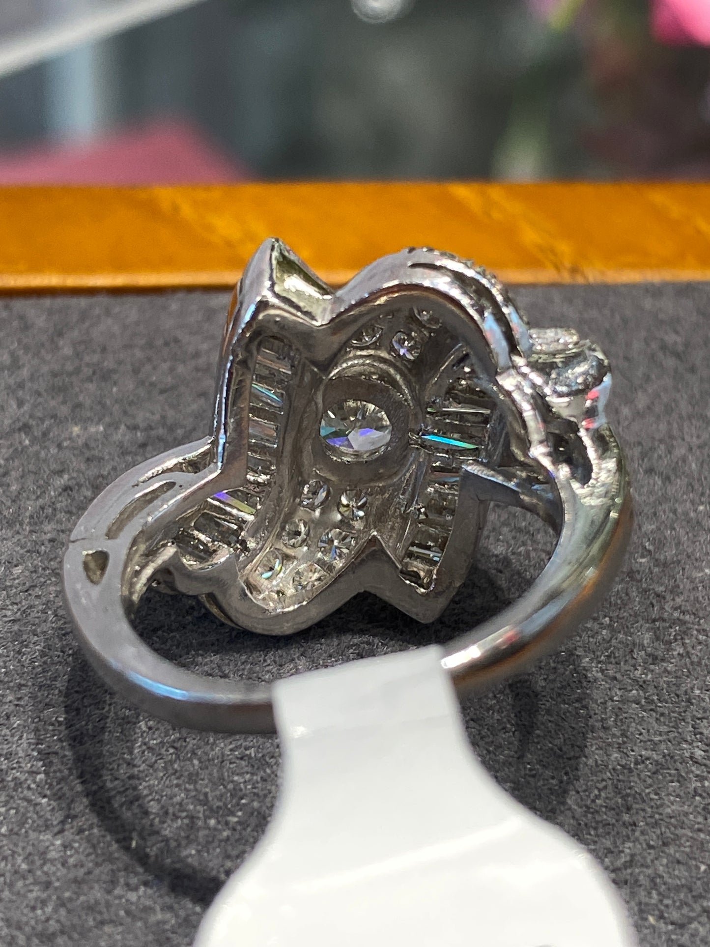 Platinum Diamond Fashion Ring