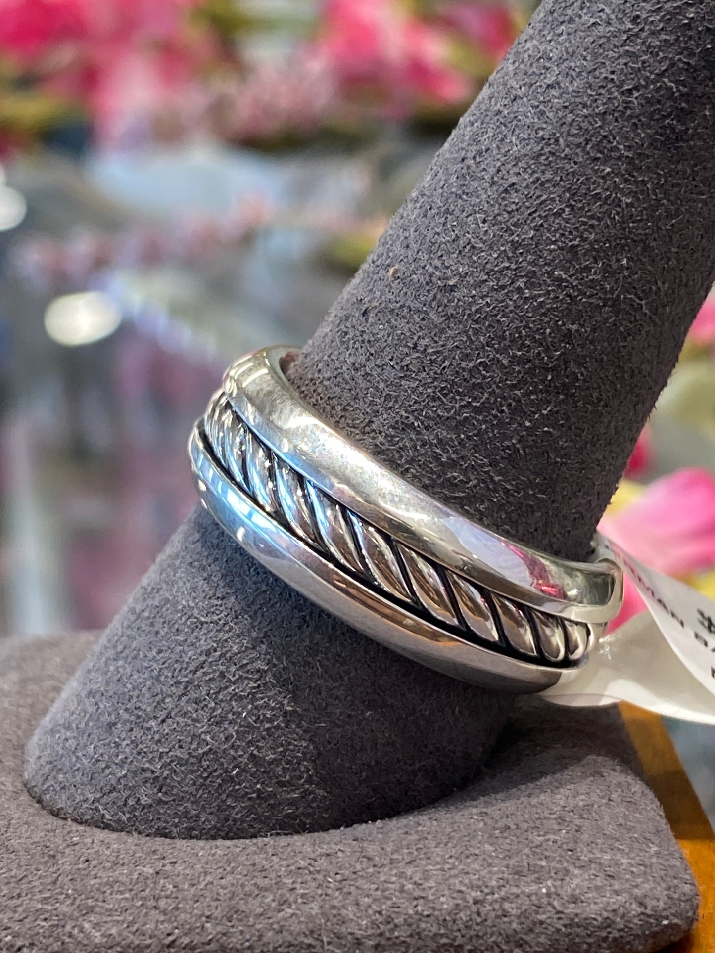 Silver David Yurman Band