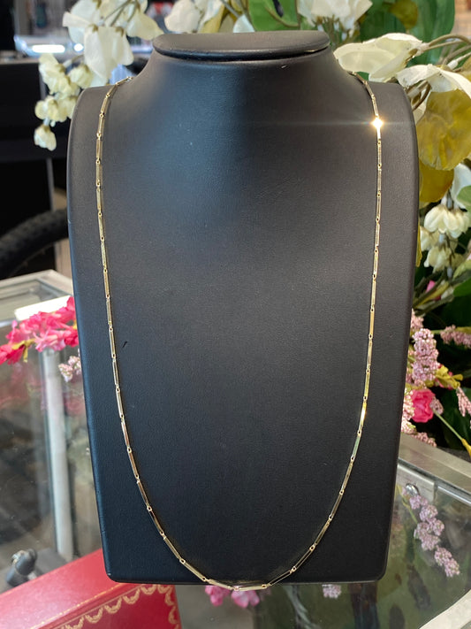14k Yellow Gold Fashion Chain
