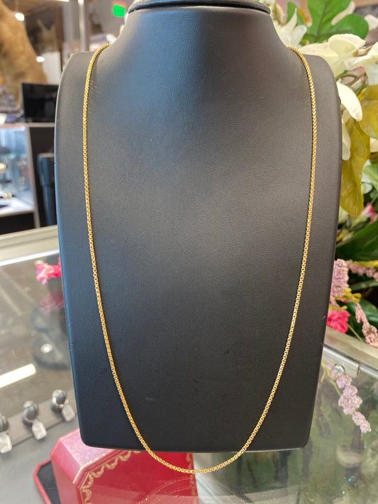 14k Yellow Gold Fashion Chain