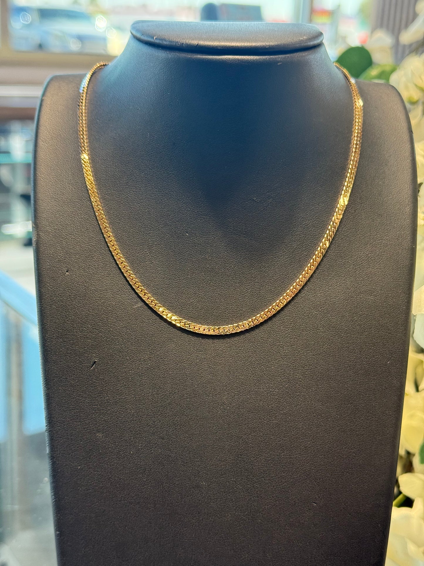 Gold herringbone chain