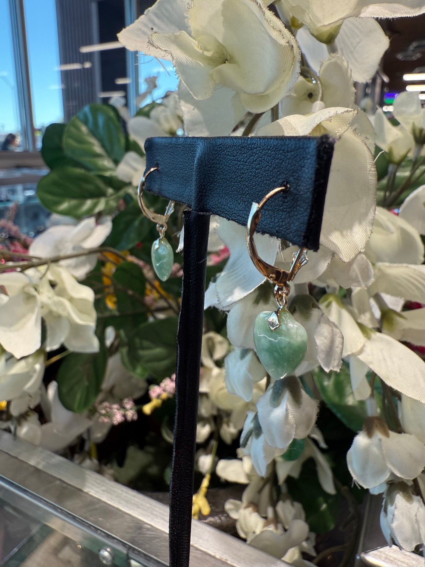 Gold earrings