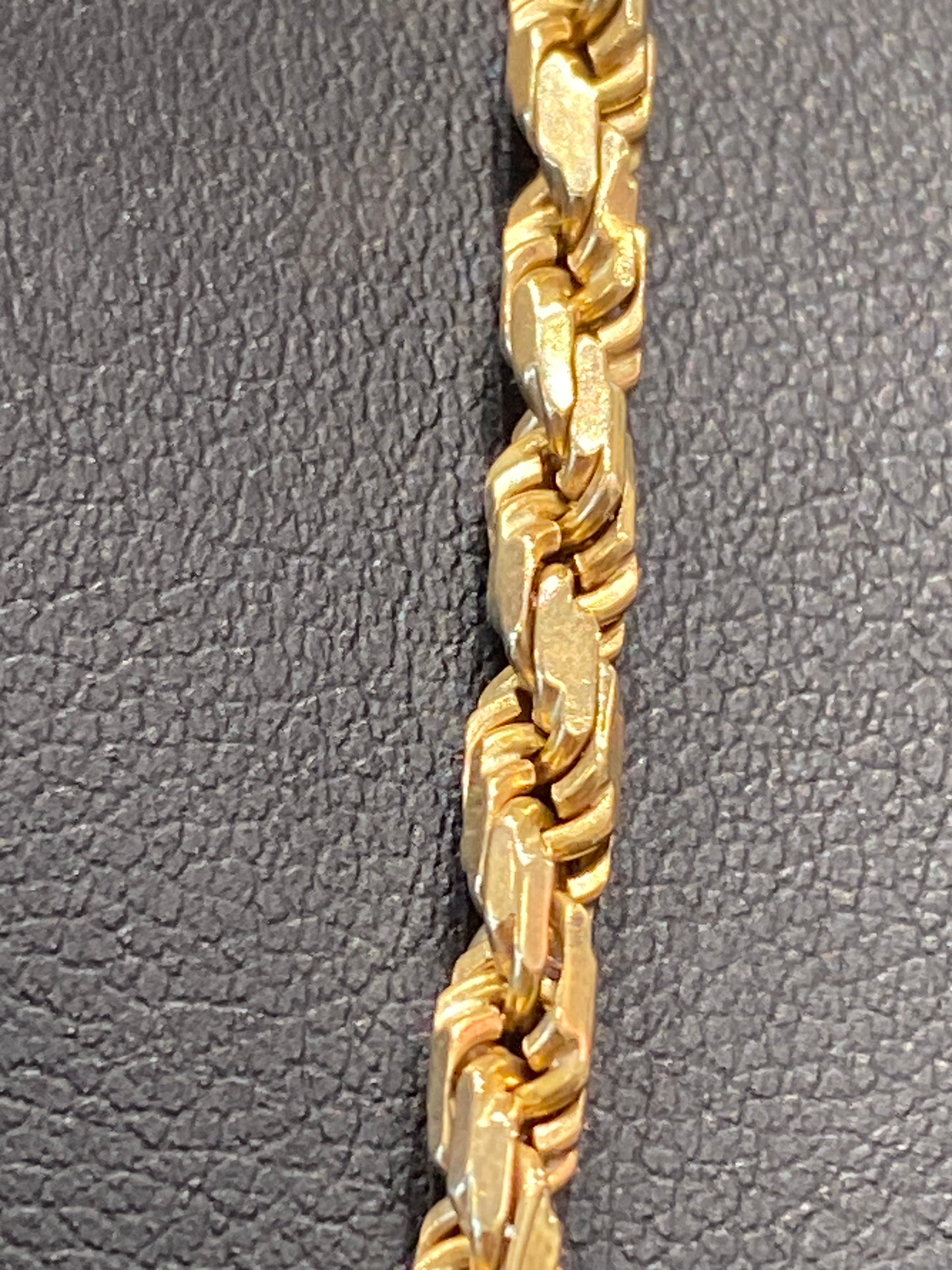 14k Yellow Gold Rope Chain