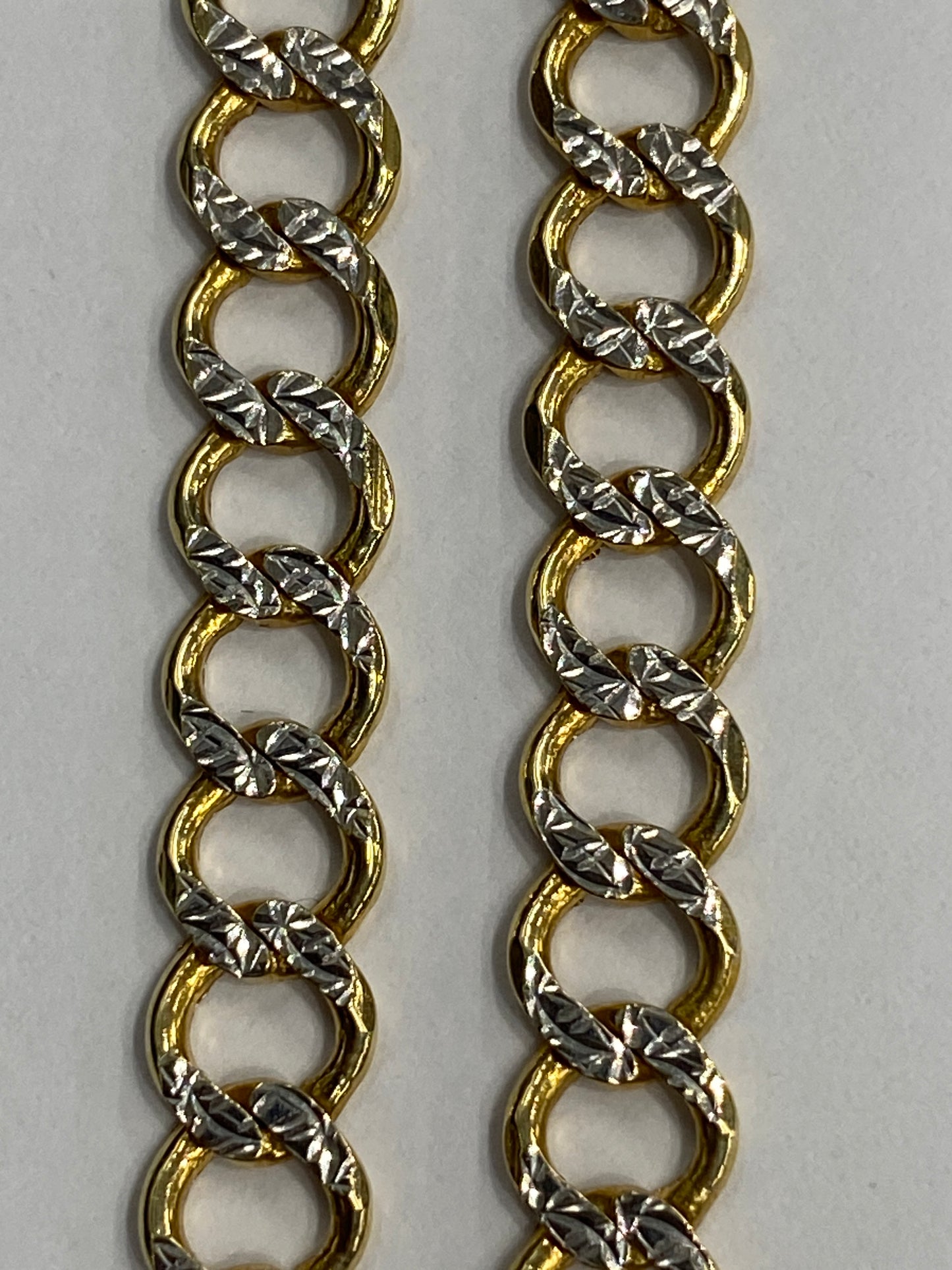14k Two Tone Link Chain