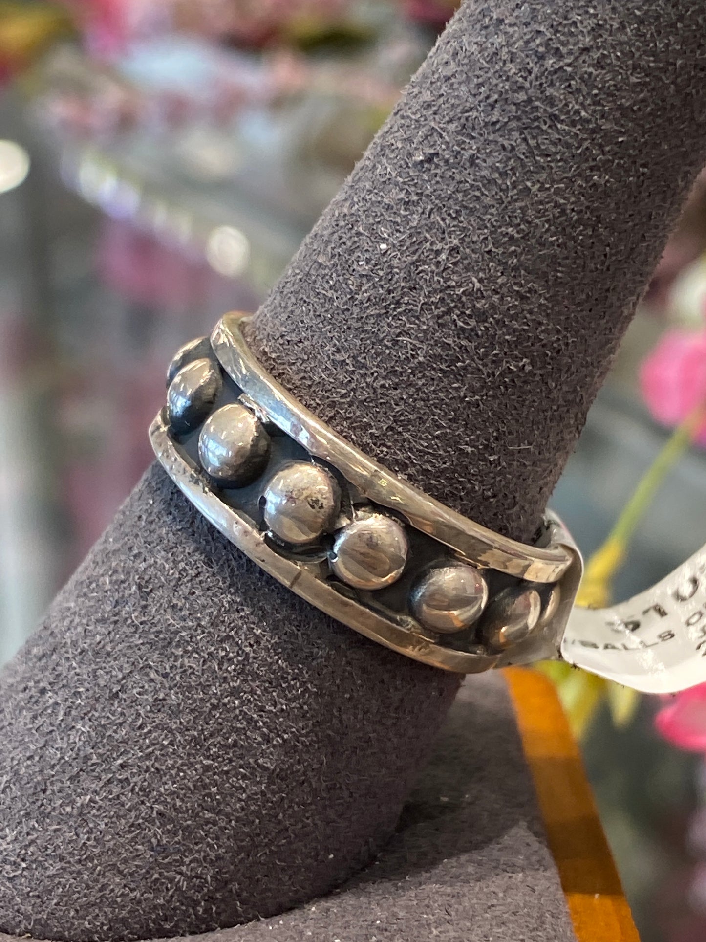 Silver Ring With Design