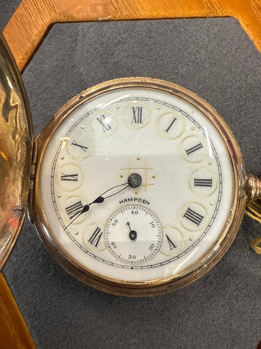 Gold pocket watch