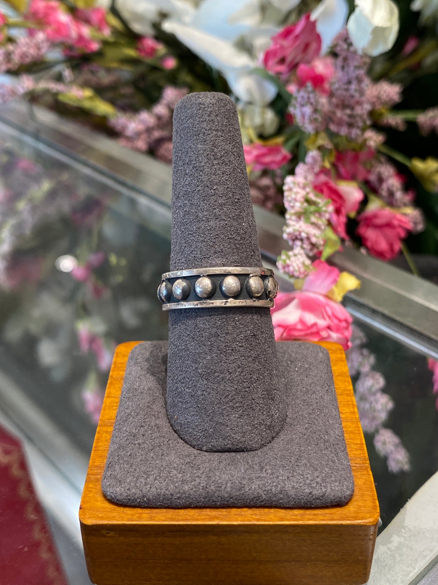Silver Ring With Design