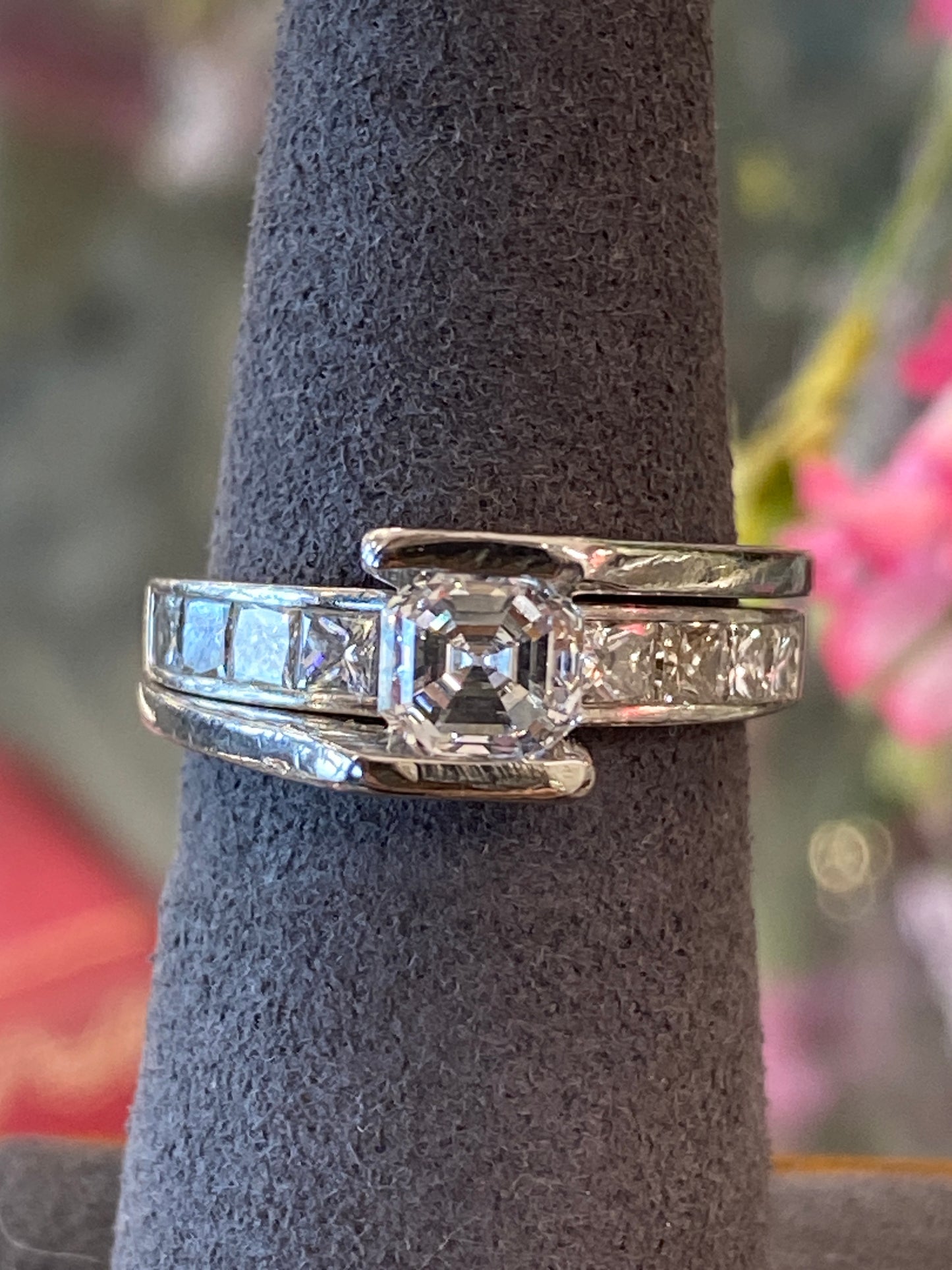 Platinum Diamond Wedding Set