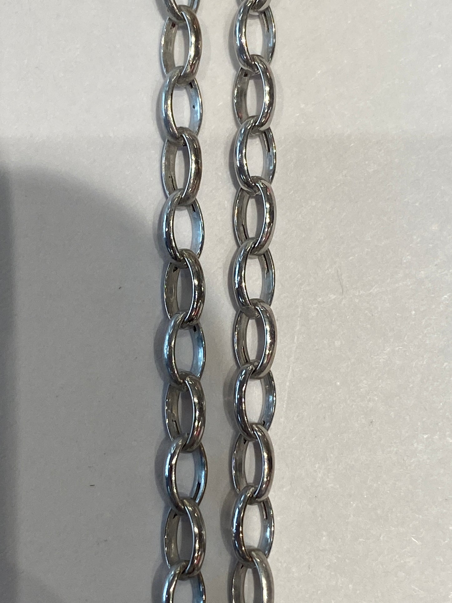 10k White Gold Link Chain