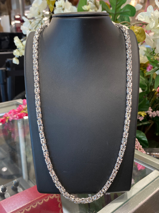 14k White Gold Chain
