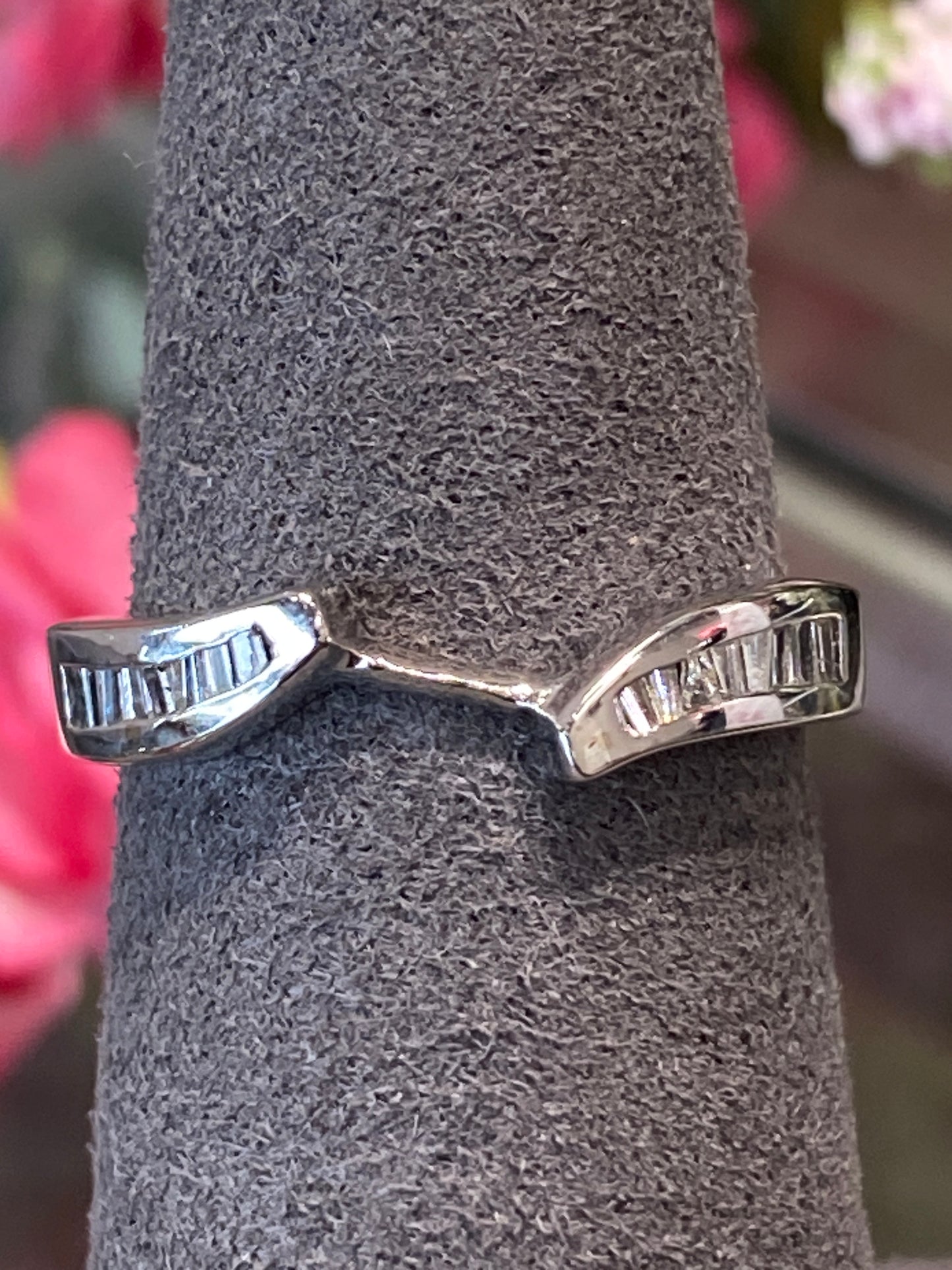 14k Two Tone Wedding Set