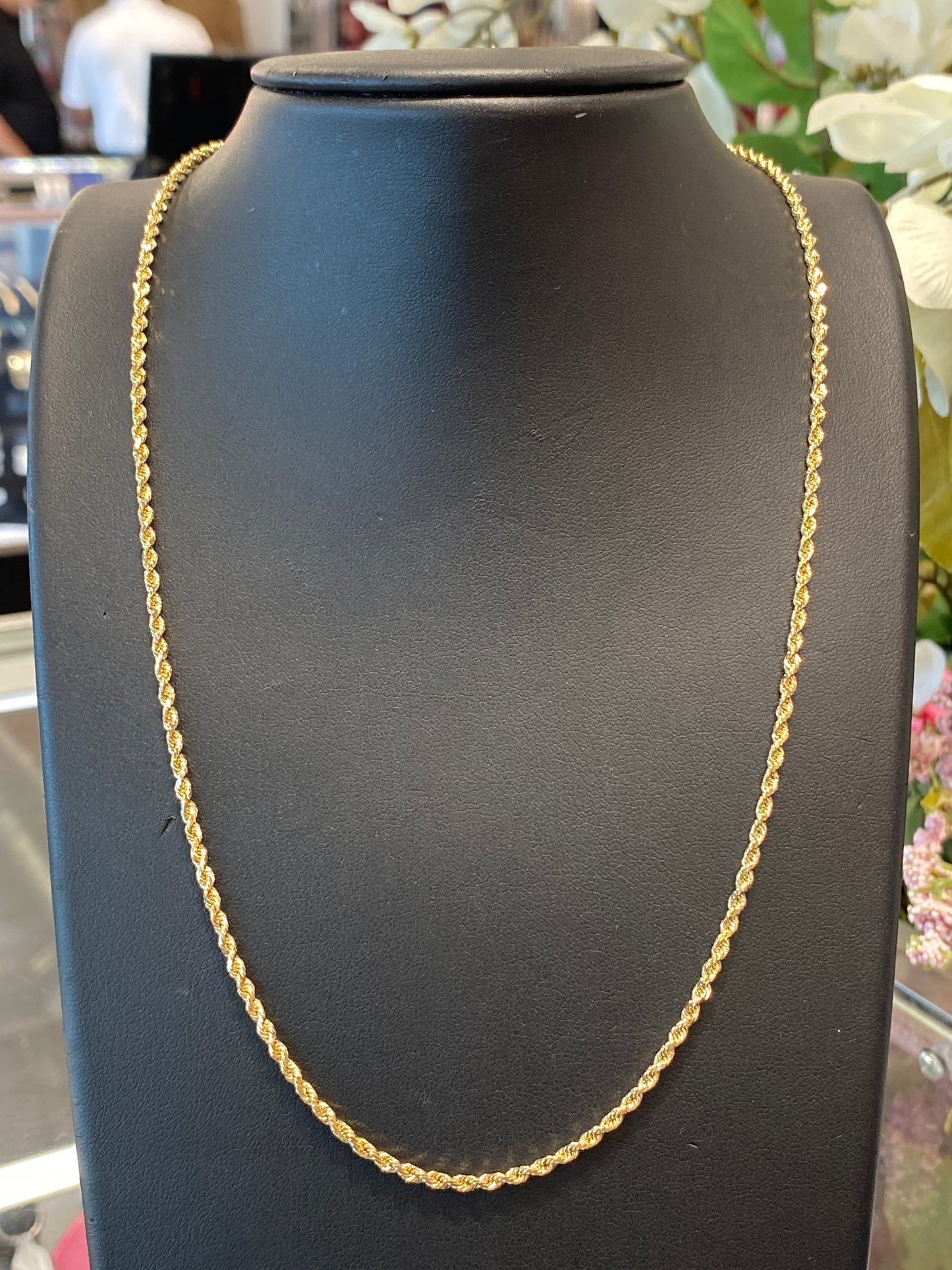 14k Yellow Gold Rope Chain