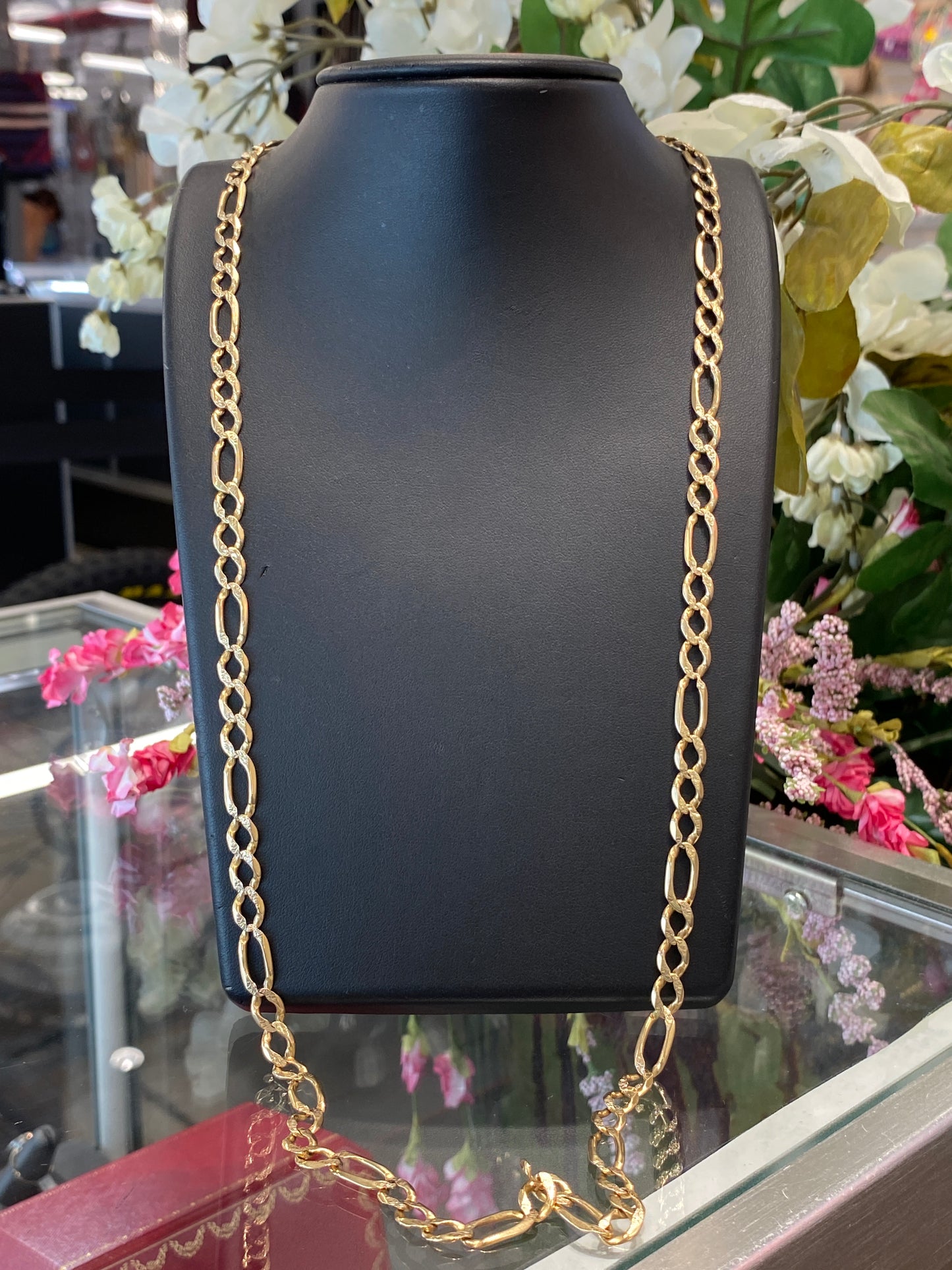 14k Yellow Gold Fígaro Chain