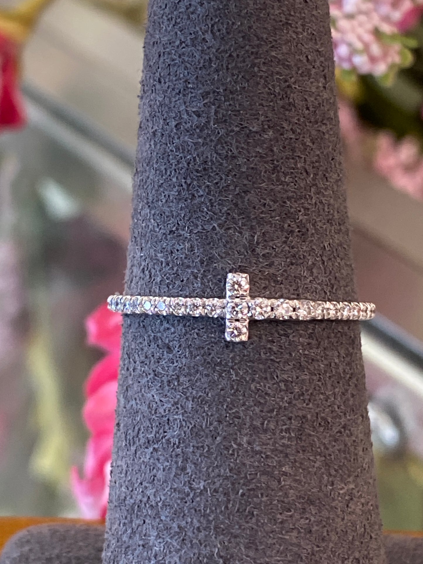 18k White Gold Diamond Tiffany & Co Ring