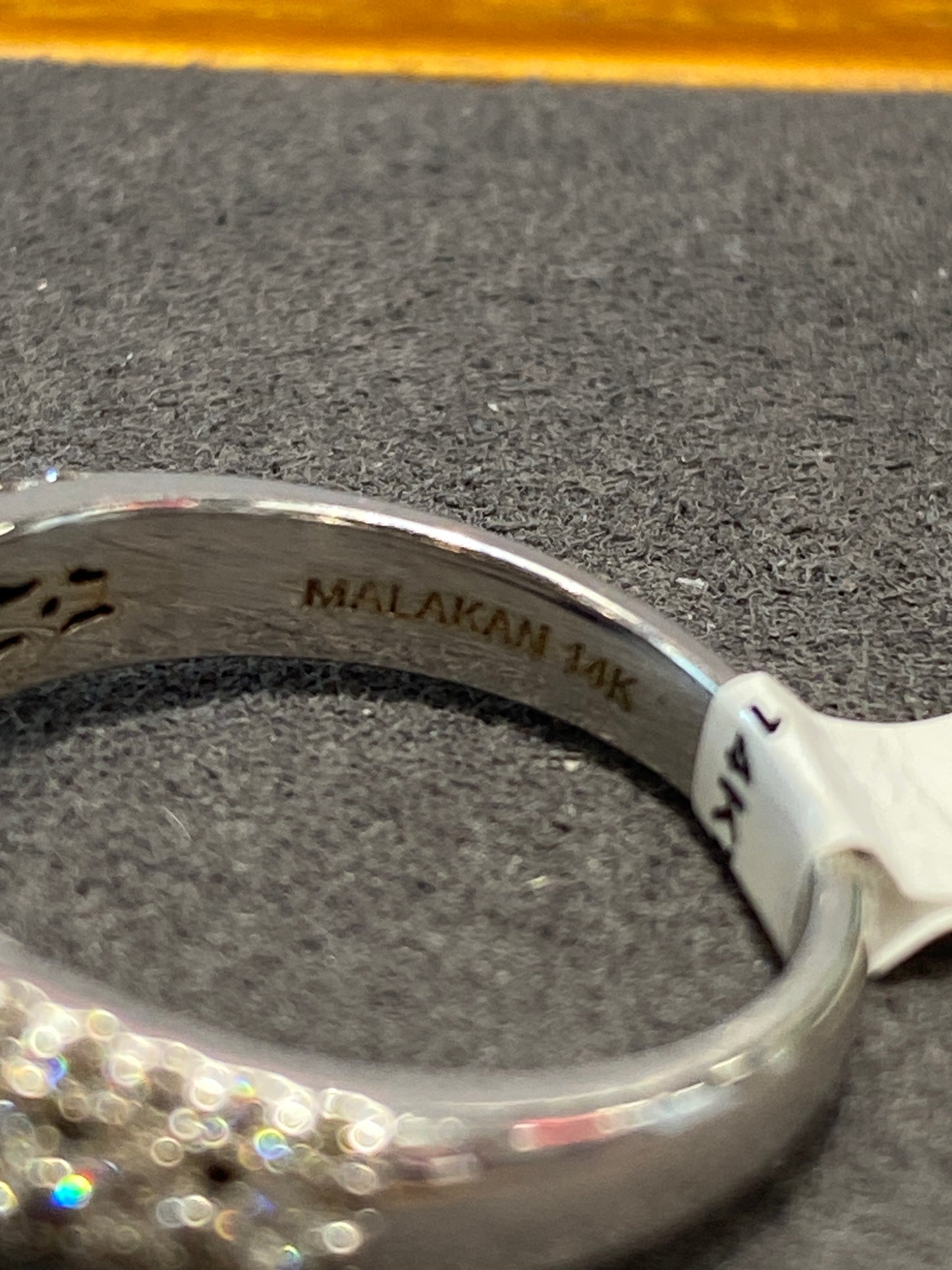 14k White Gold Diamond Engagement Ring