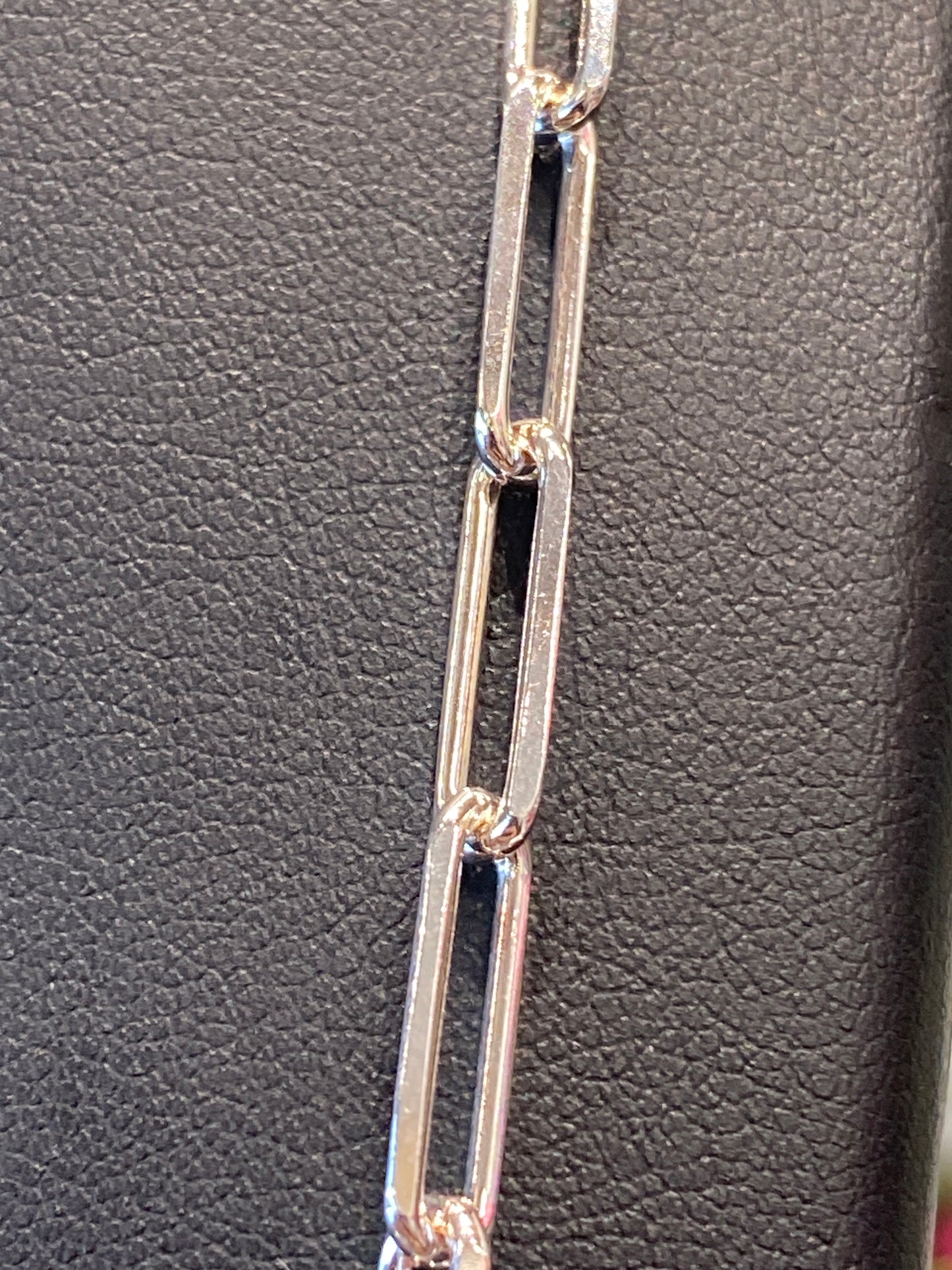Silver Paper Clip Chain