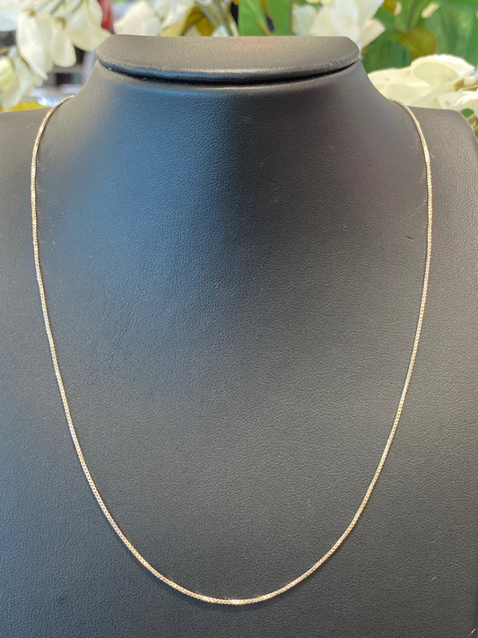 Silver Box Link Chain