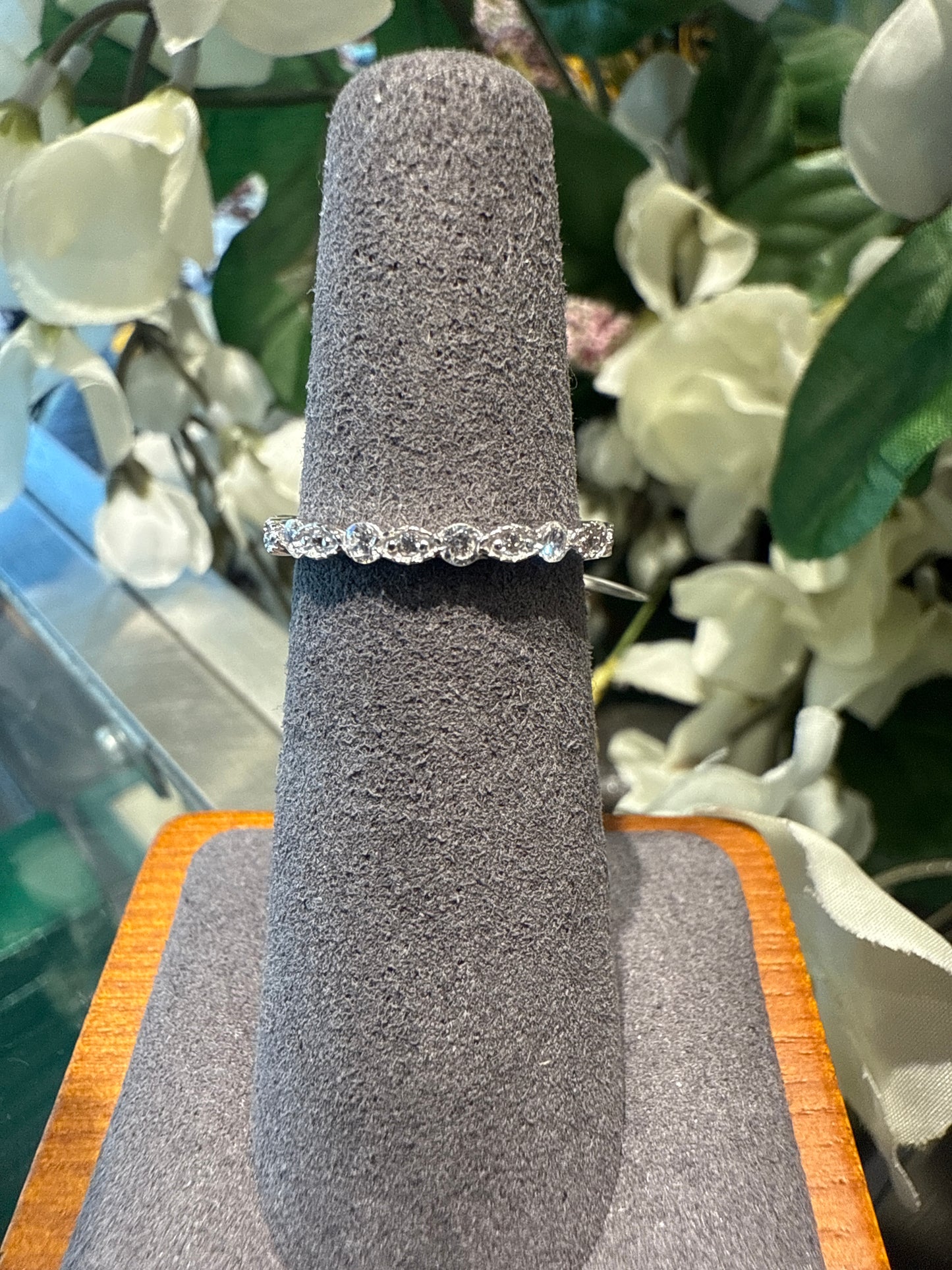 Silver eternity band