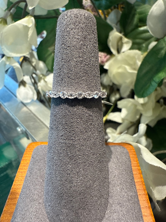 Silver eternity band
