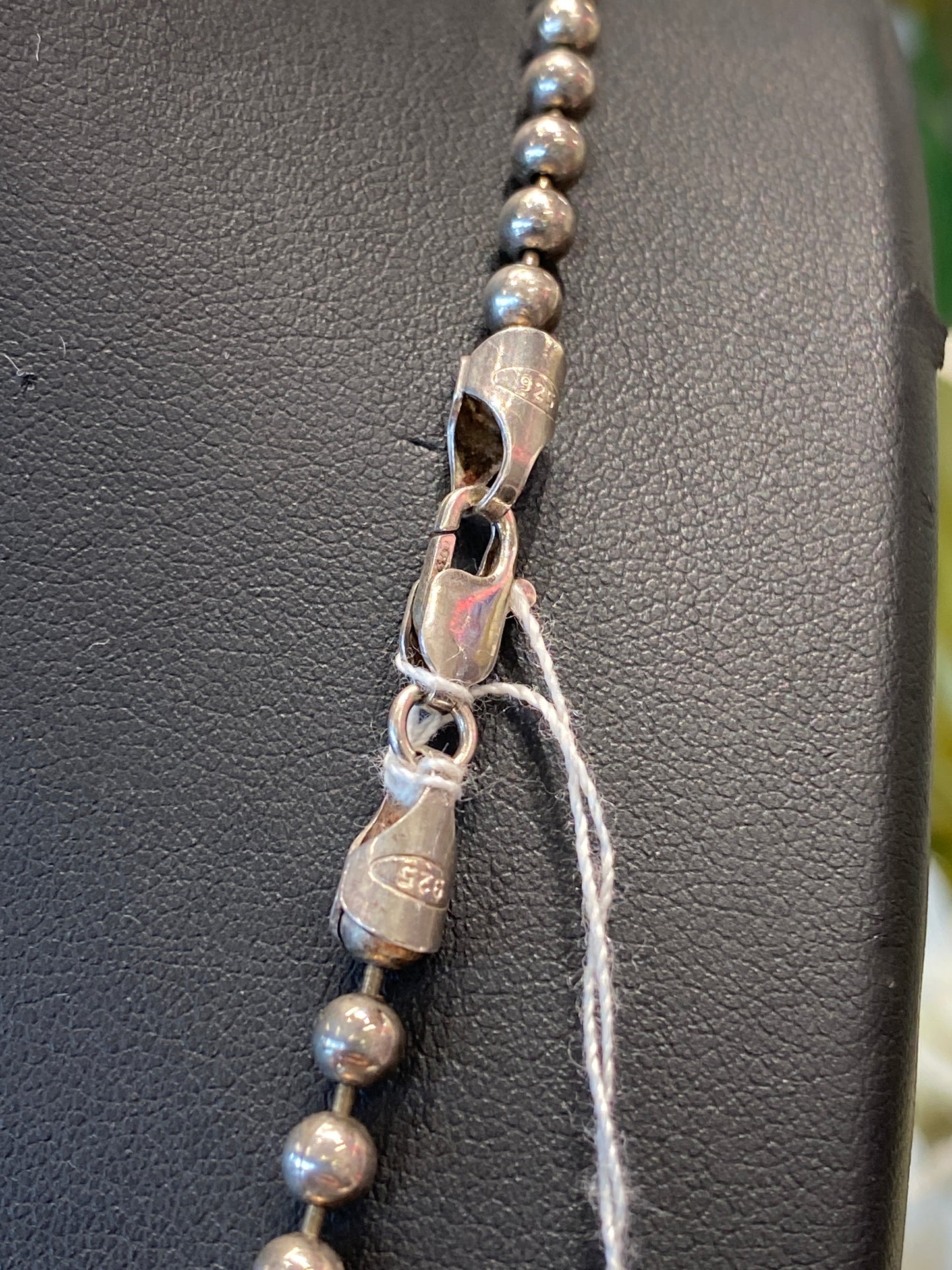 Silver Beaded Chain