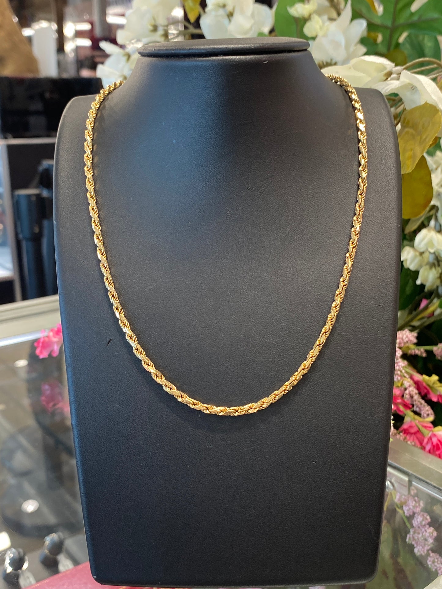 14k Yellow Gold Rope Chain