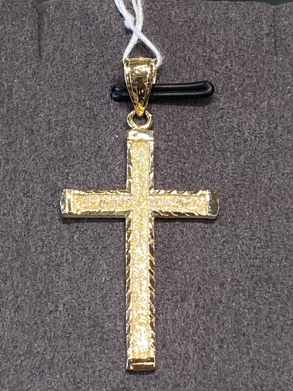 14k Yellow Gold Cross Pendant