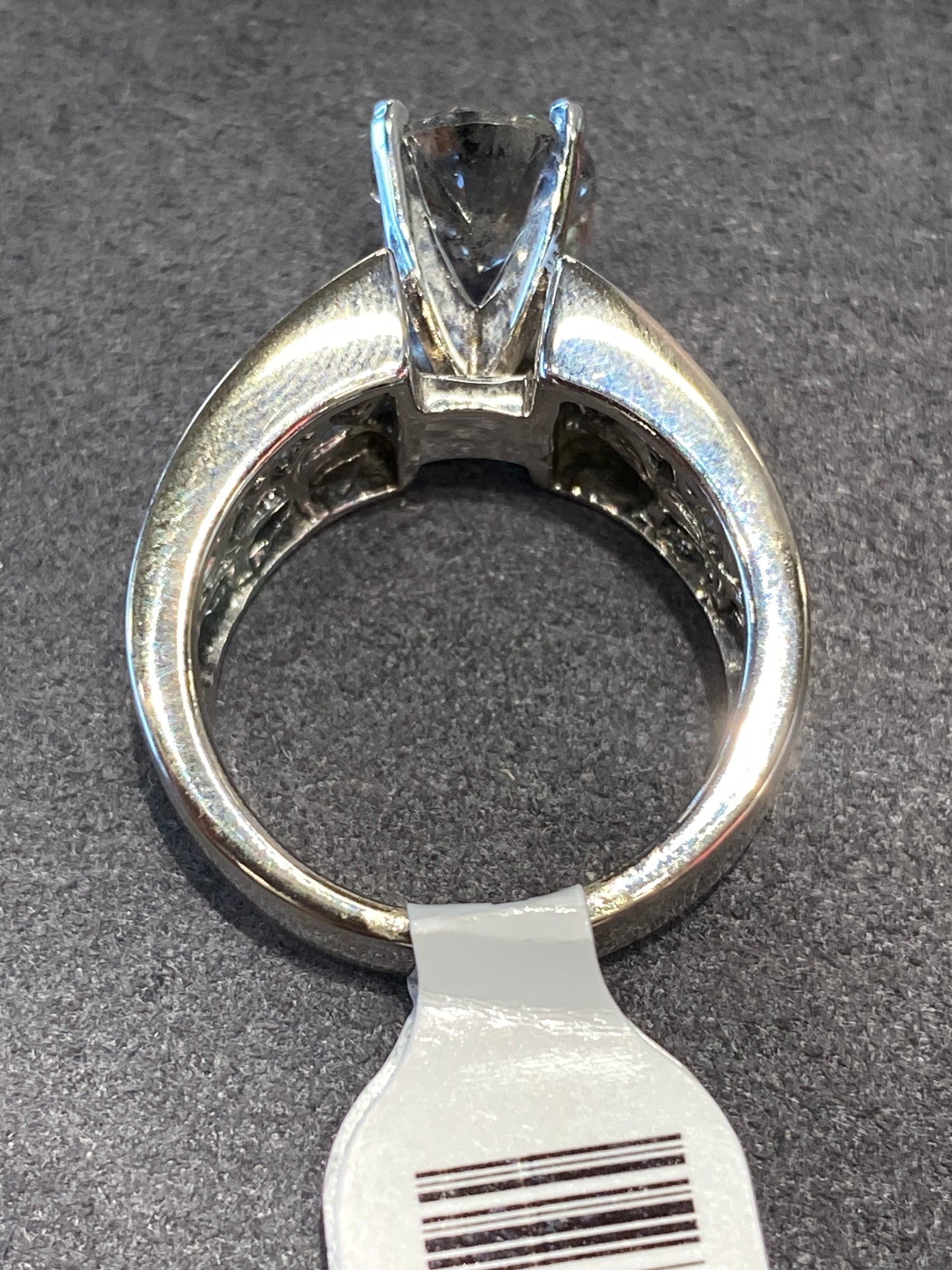 14k White Gold Engagement Ring