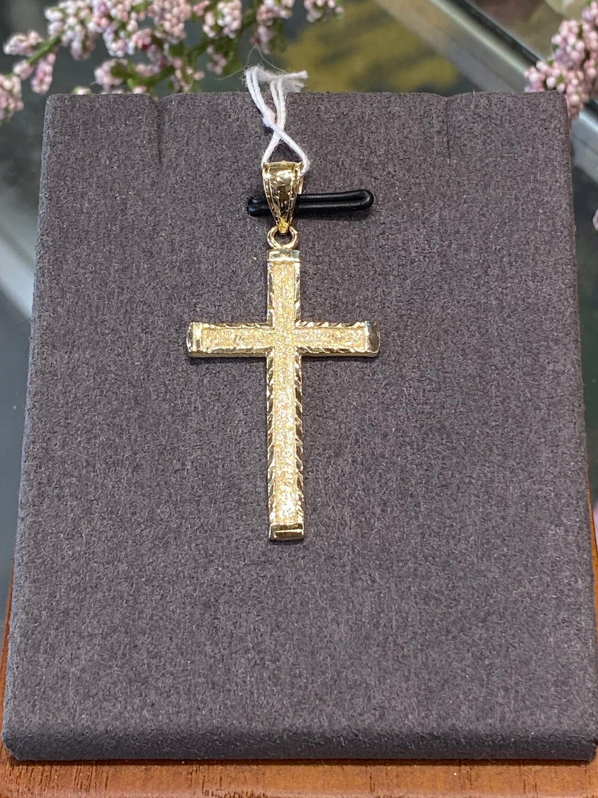 14k Yellow Gold Cross Pendant