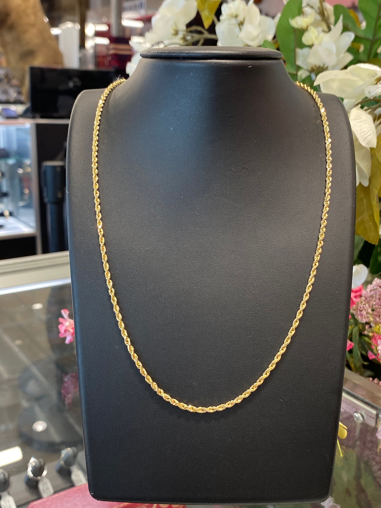 14k Yellow Gold Rope Chain