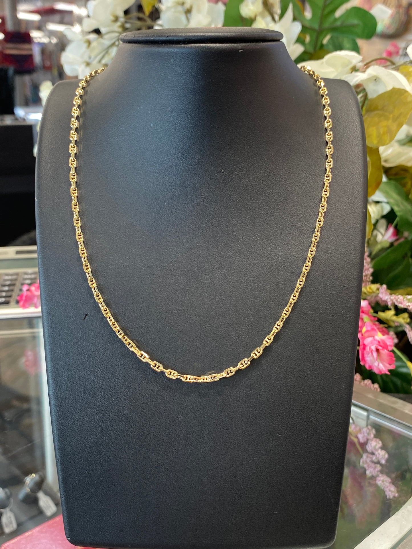 14k Yellow Gold Gucci Style Chain