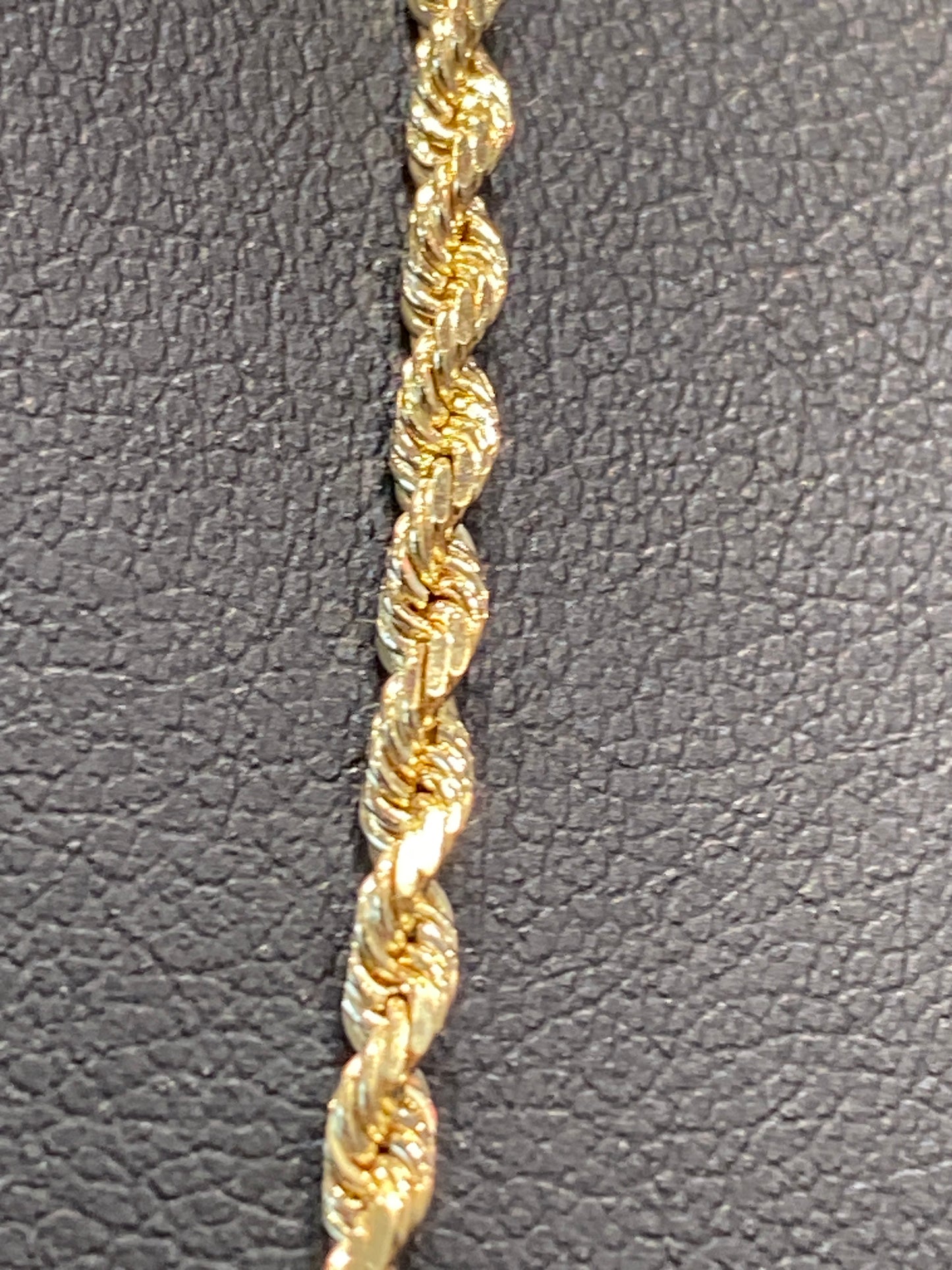 14k Yellow Gold Rope Chain