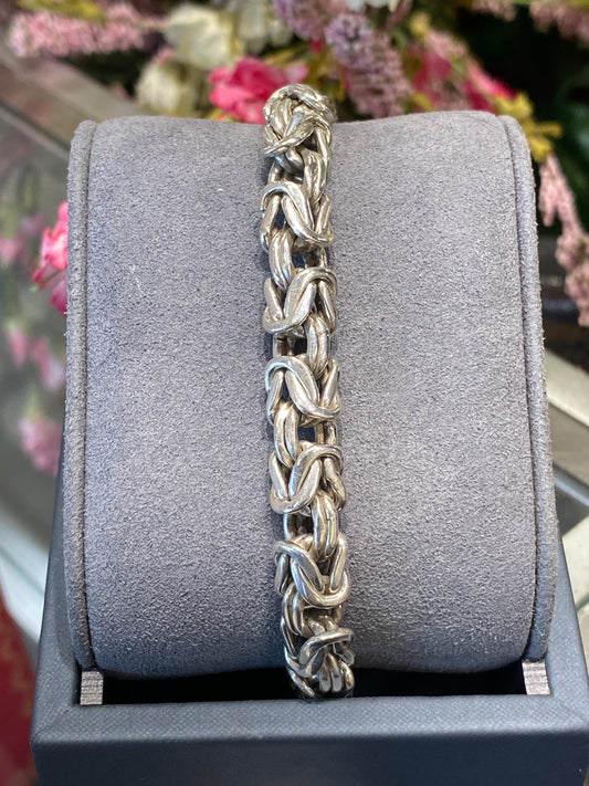 Silver Byzantine Bracelet