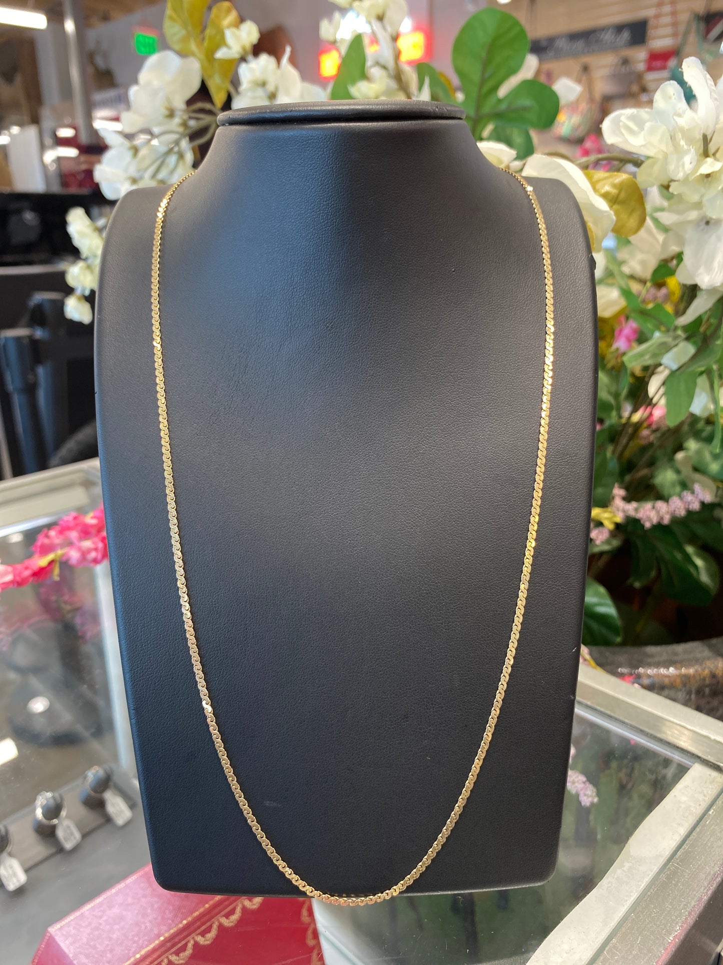14k Yellow Hold Serpentine Chain