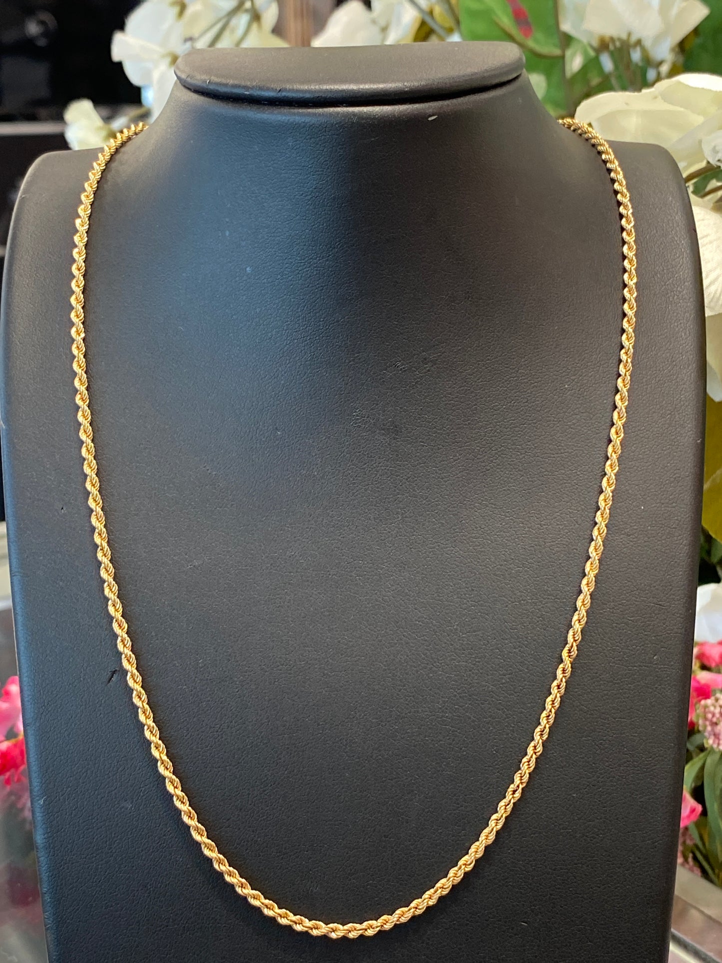 14k Yellow Gold Rope Chain