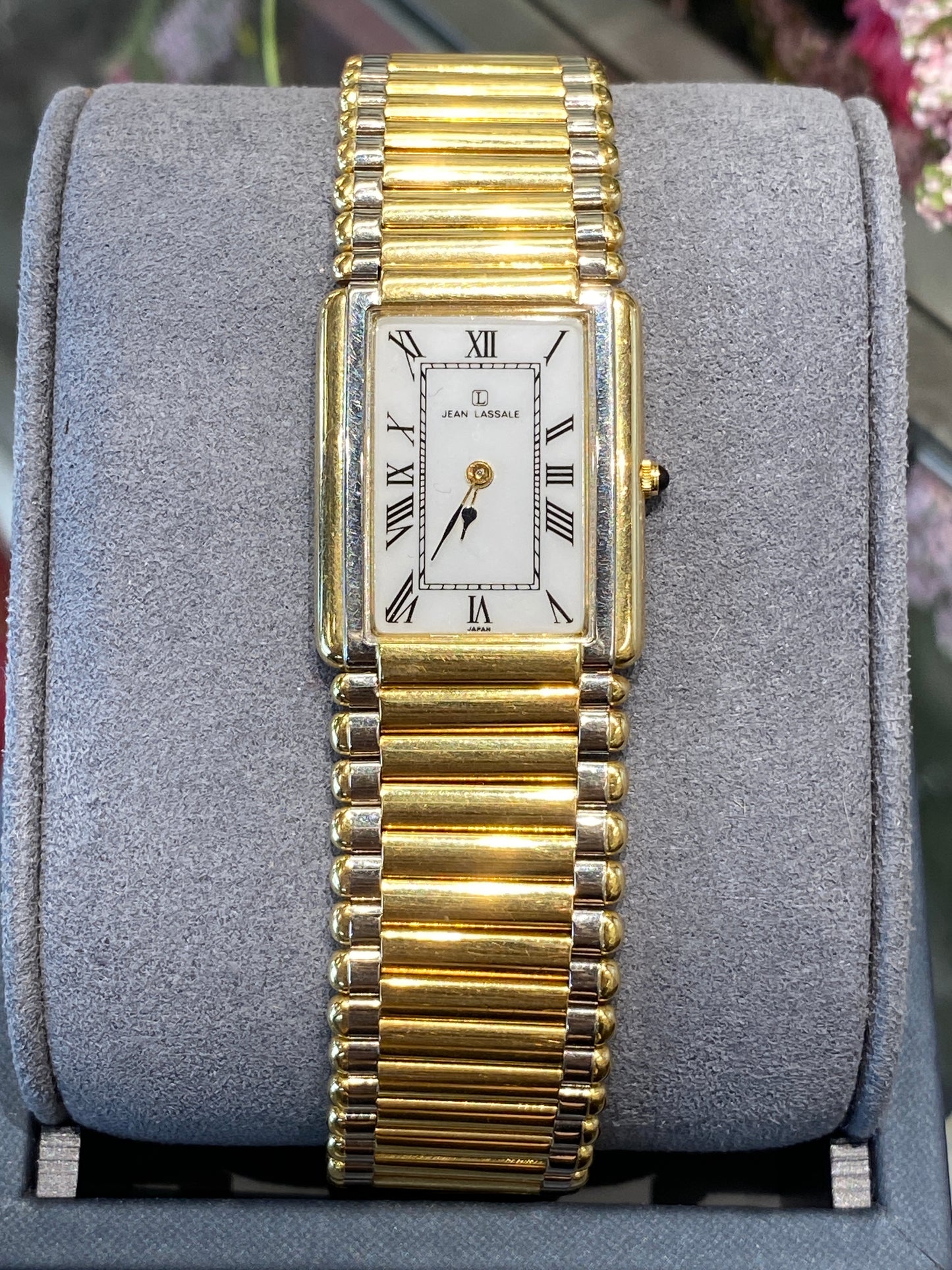 Jean Lassale 18k Two Tone Gold Watch