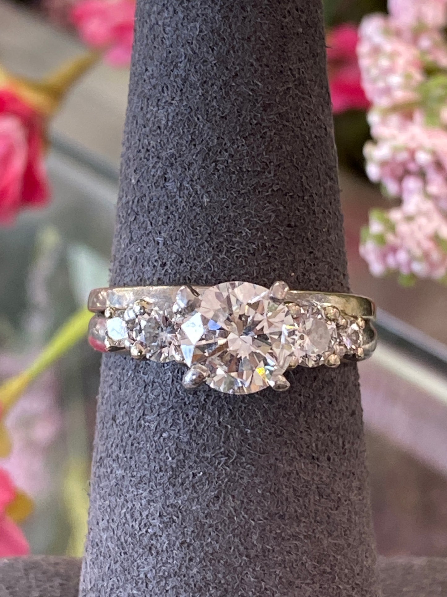 Platinum & 14k White Gold Diamond Wedding Set