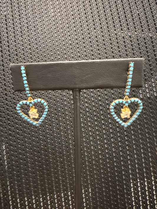 Silver earrings