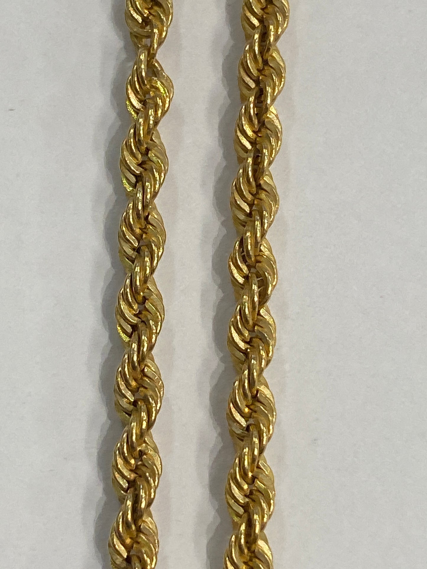 14k Yellow Gold Rope Chain