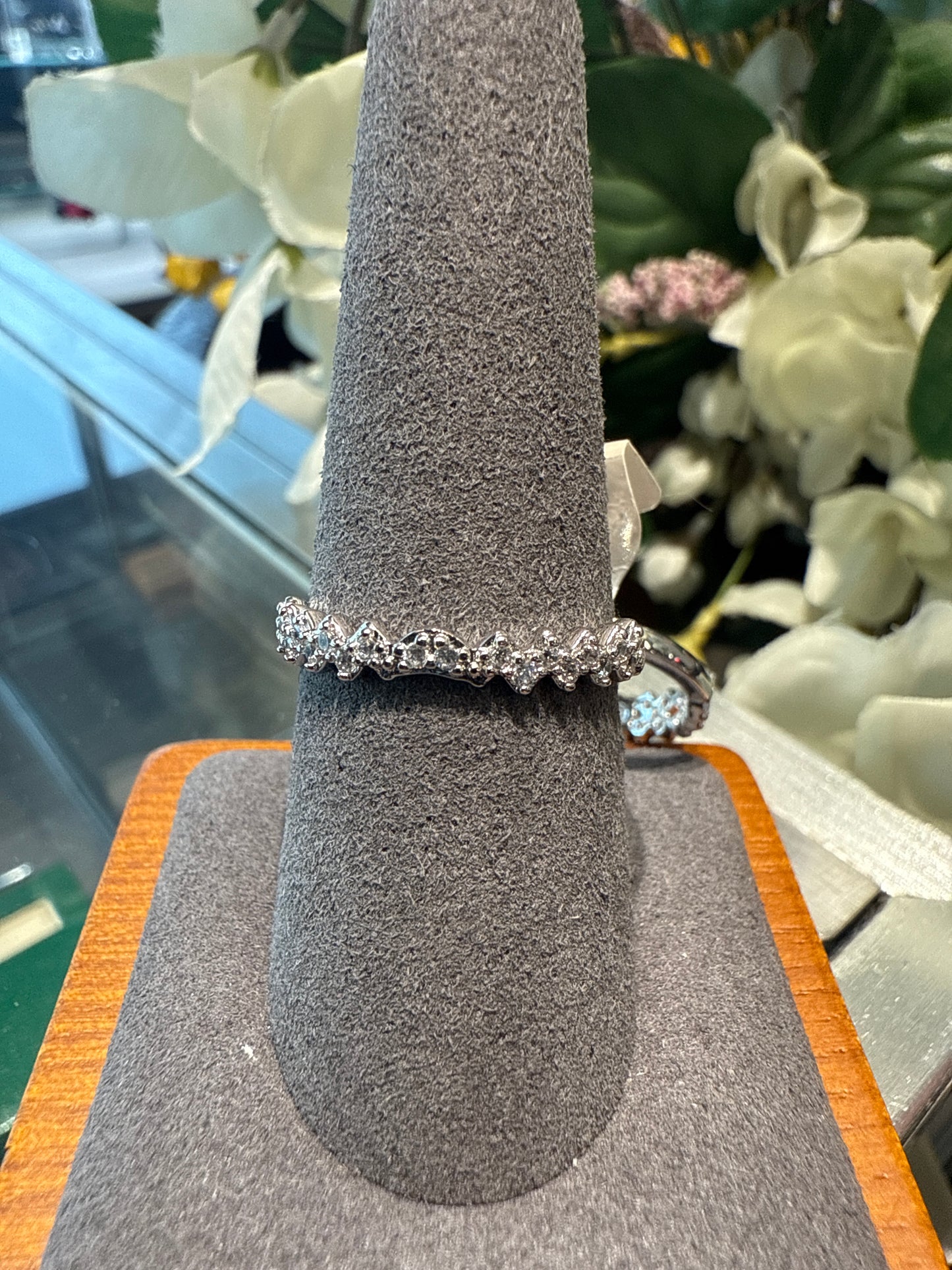 Silver wedding set