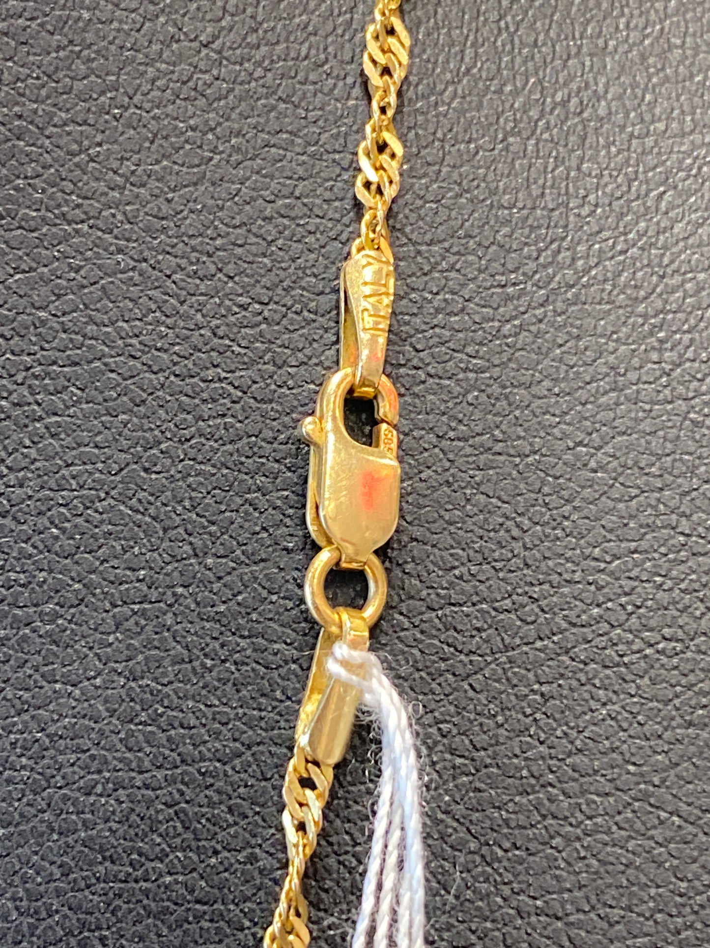 14k Yellow Gold Twist Chain
