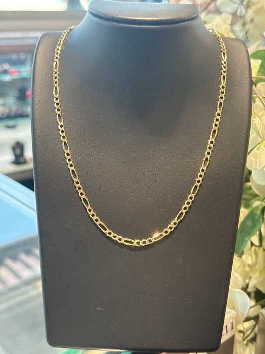 Gold figaro chain