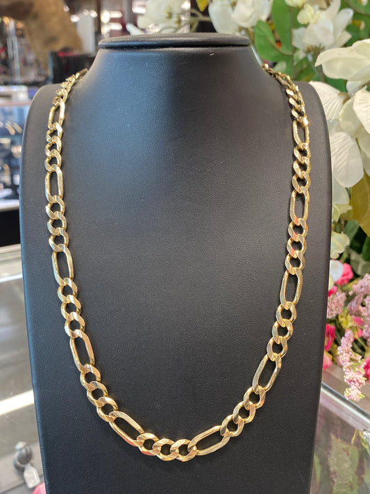 10k Yellow Gold Fígaro Chain