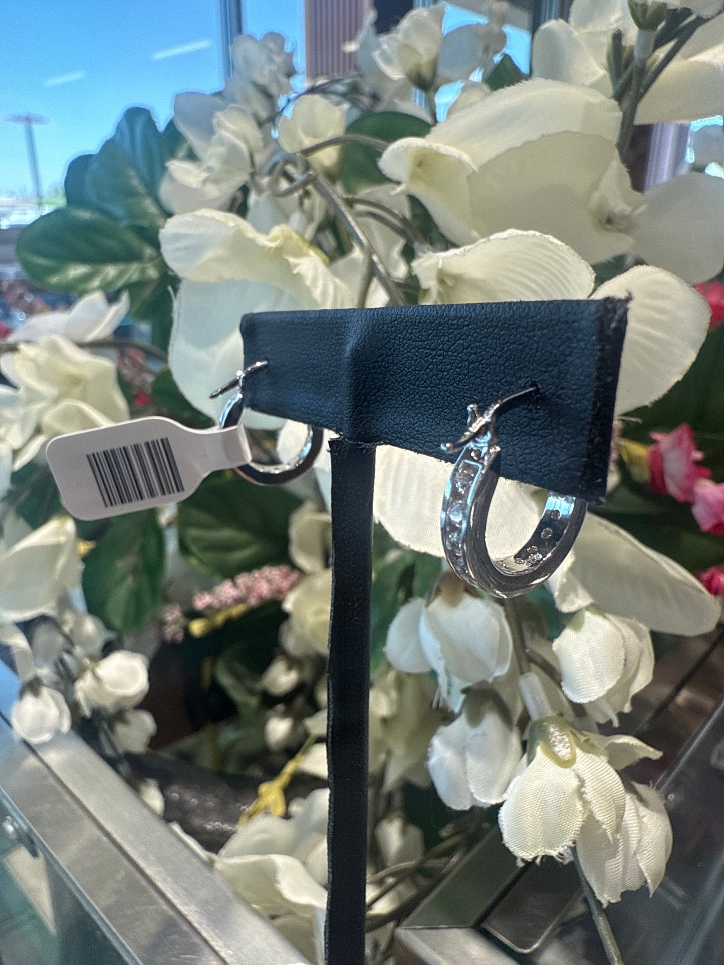 Silver hoops