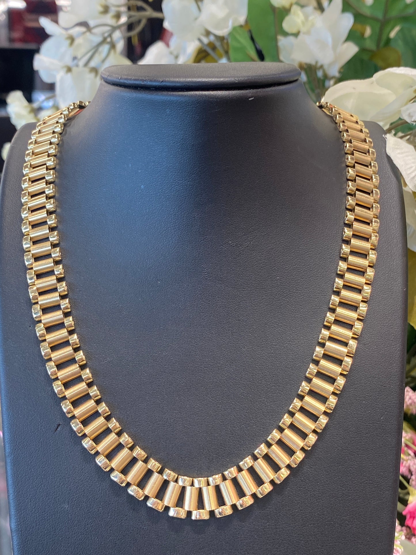 10k Yellow Gold Rolex Link Chain