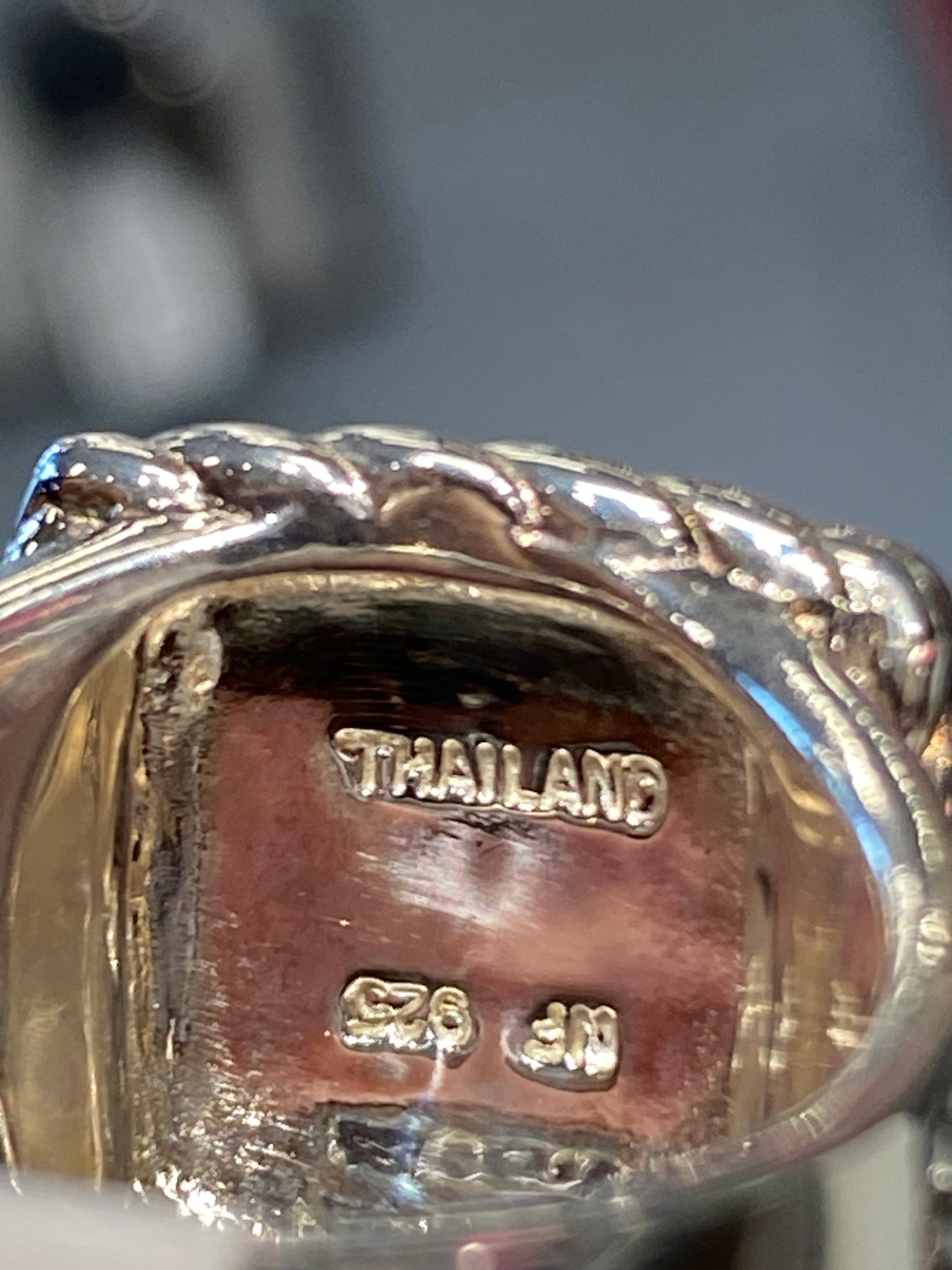 Silver Ring With Design