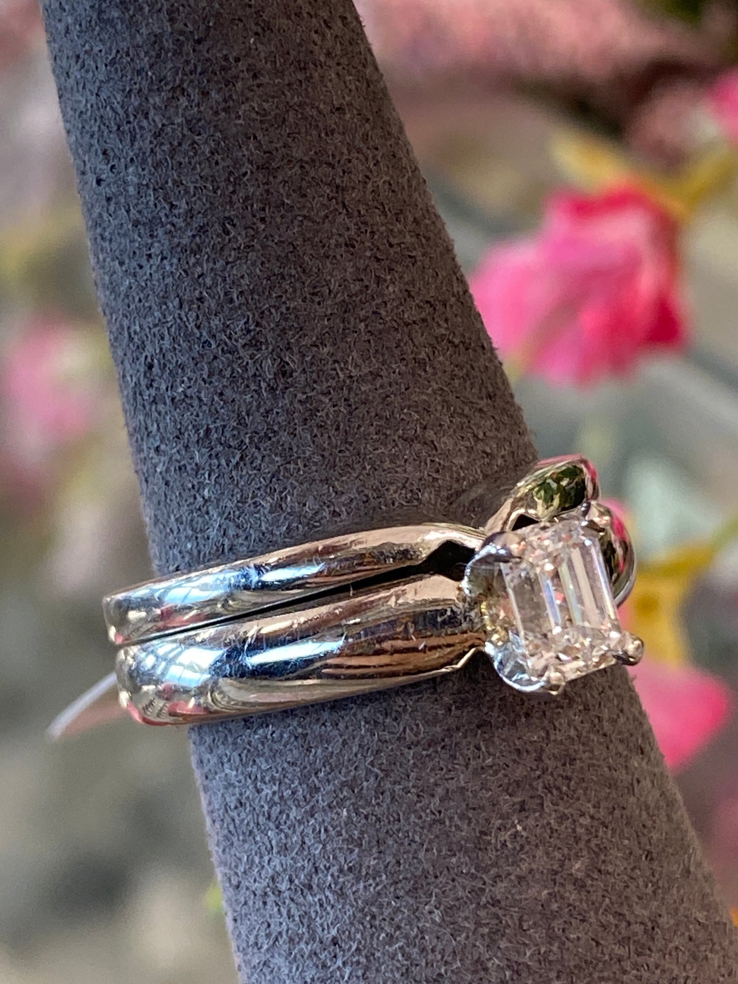 Platinum Diamond Wedding Set