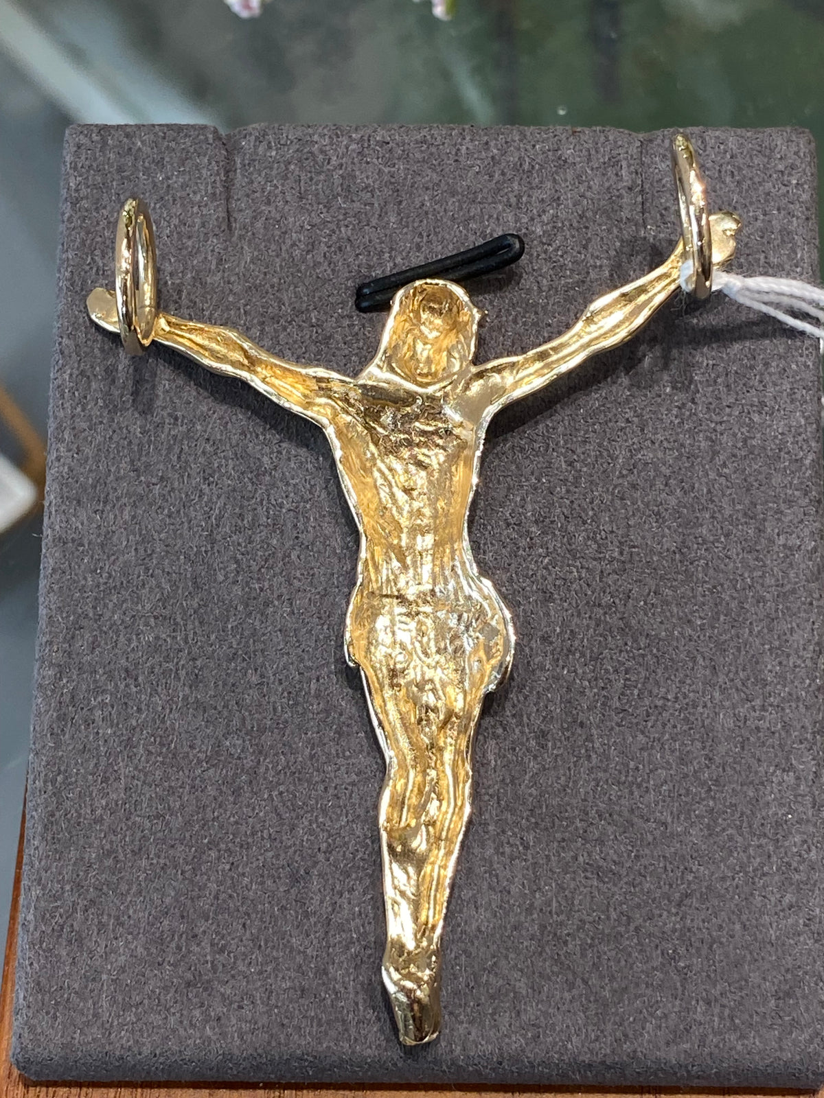 10k Yellow Gold Jesus Pendant