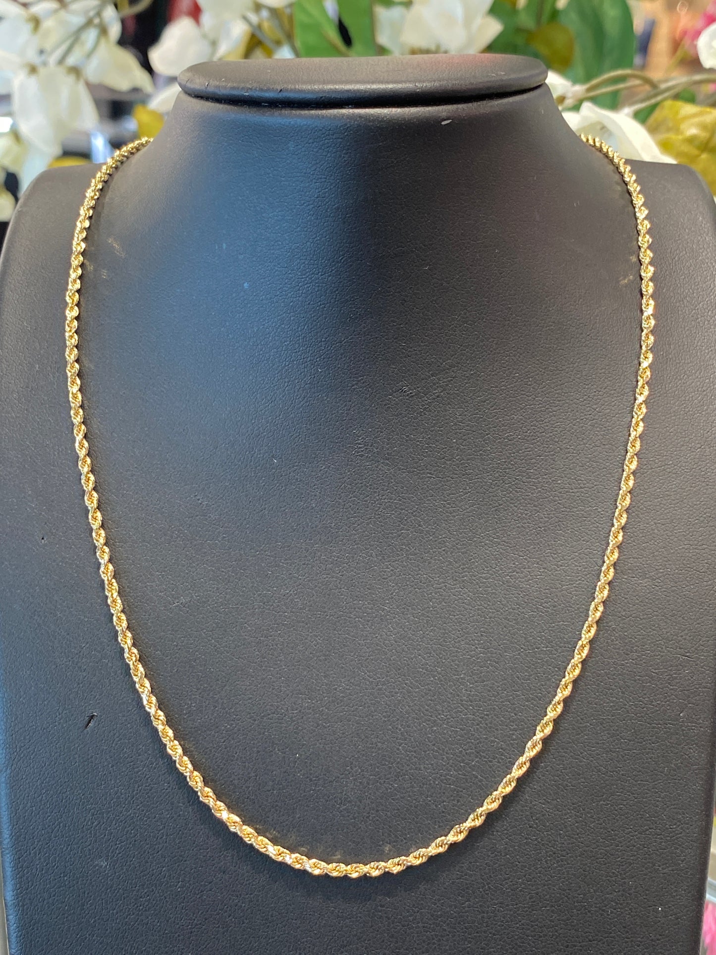 14k Yellow Gold Rope Chain